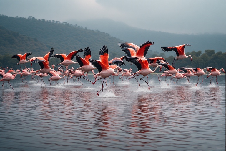 Flamingos Lake Nakuru